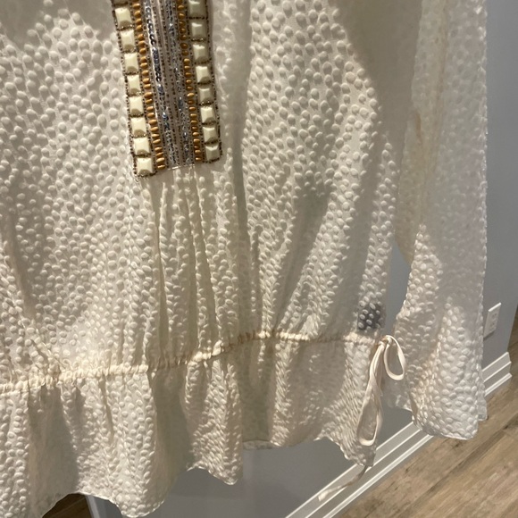 Hale Bob Silk/Rayon blend beaded top - Picture 7 of 13